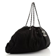 Chanel Melrose Cabas Tote Satin Large