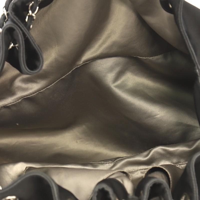 Chanel Melrose Cabas Tote Satin Large In Good Condition In NY, NY