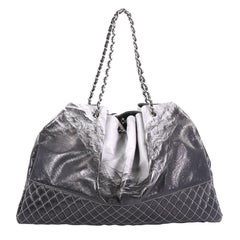 Chanel Melrose Degrade Cabas Tote Patent