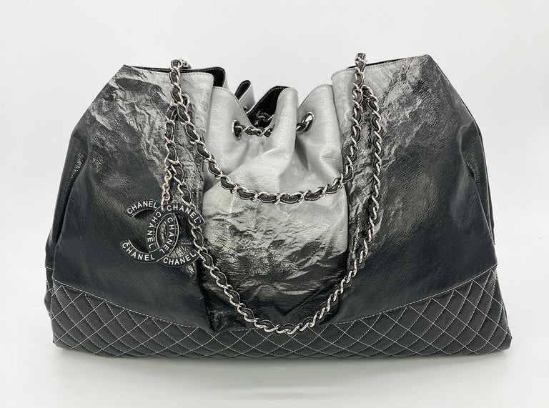 Chanel Melrose Degrade Ombre Drawstring Tote For Sale at 1stDibs