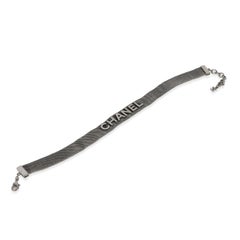 Chanel Mesh Logo Choker Necklace