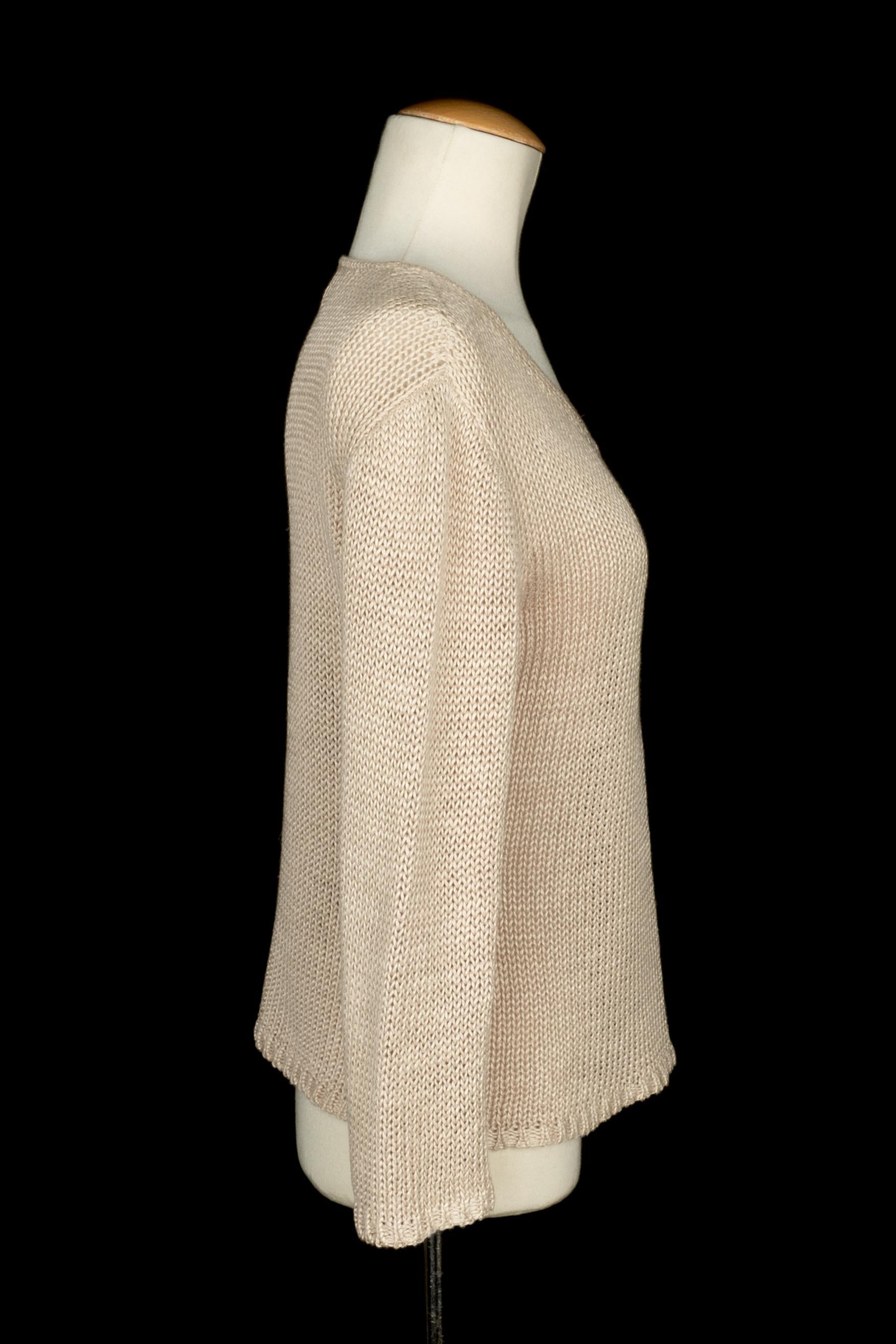 Chanel mesh sweater Excellent état - En vente à SAINT-OUEN-SUR-SEINE, FR