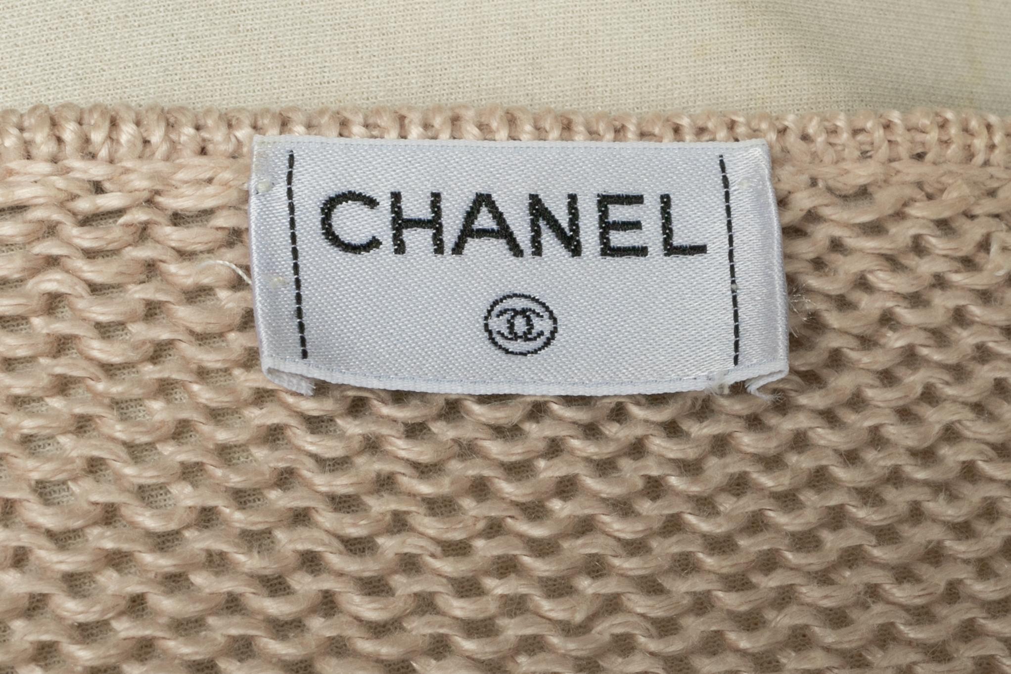 Chanel mesh sweater en vente 2
