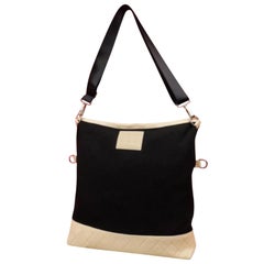 Chanel Messenger Coffee and Cream 226044  Coated Canvas ShoulderBag