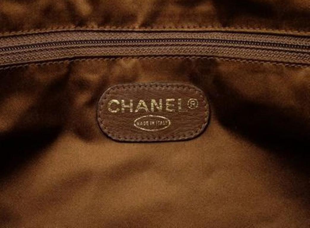 Chanel Messenger Jumbo Tassel 220201 Brown Suede Leather Messenger Bag For Sale 1