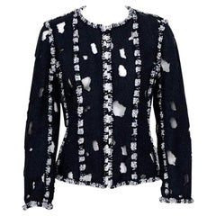 Chanel Met Museum Distressed Tweed Jacket 