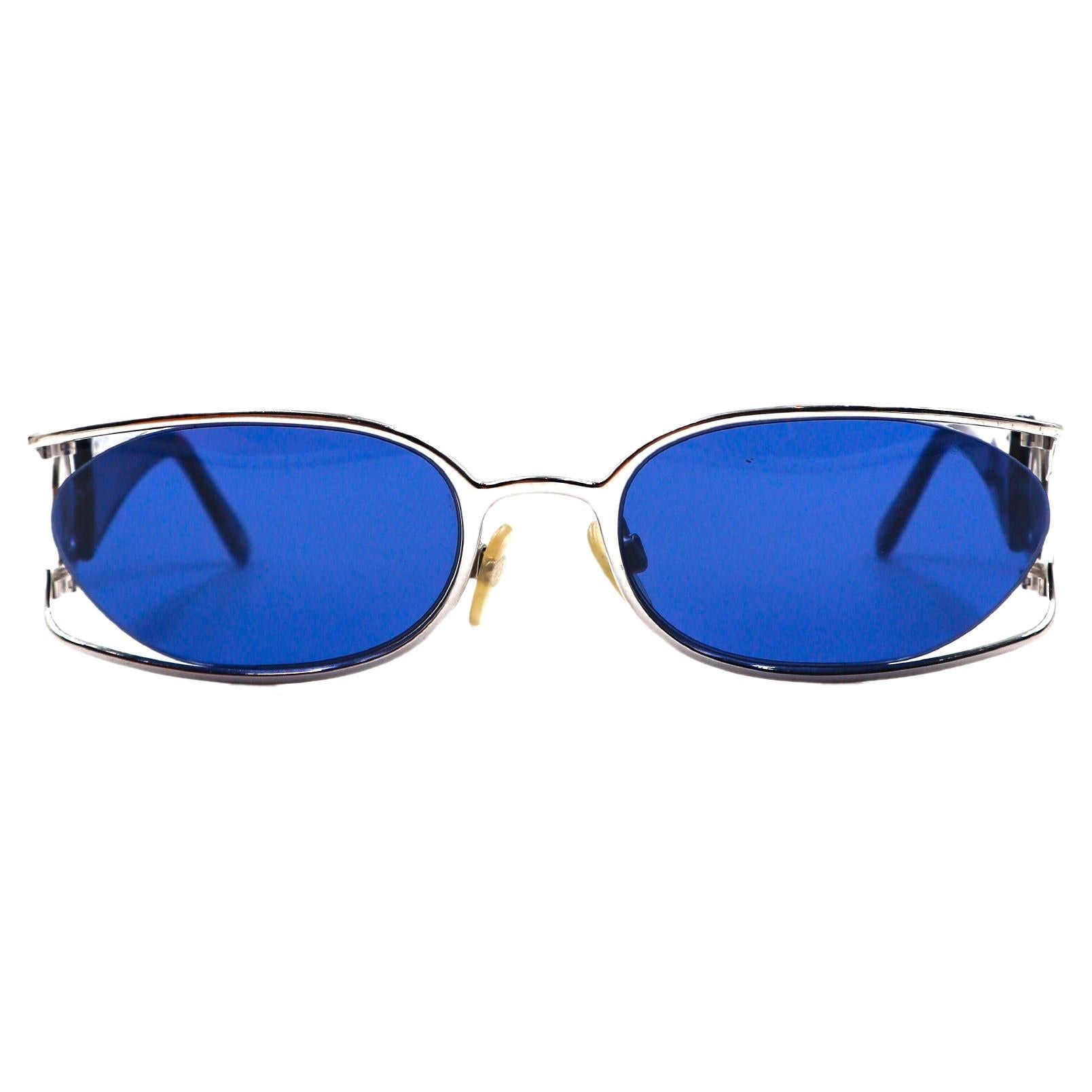 Chanel Metal CC Interlocking Y2K Millenium Sunglasses