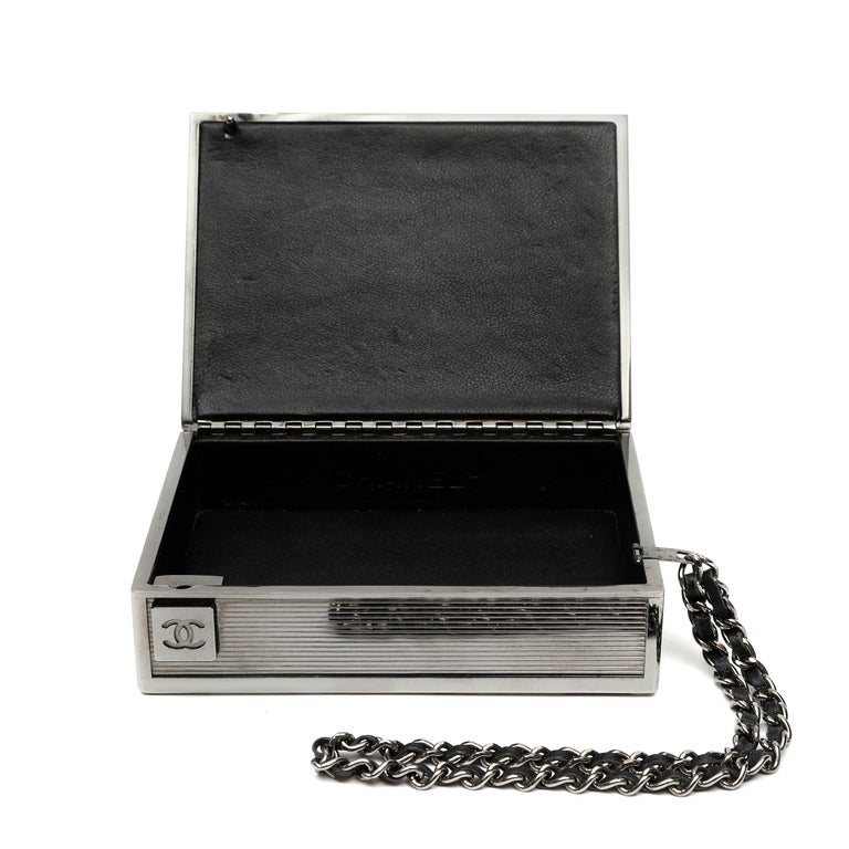 cigarette drags and chanel bags Chanel Cigarette Case Caviar Skin Decacoco Mini Pouch Shoulder Black cigarette drags and chanel bags