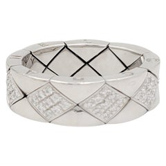 Chanel 
Metalassé
 White Gold and Diamond Ring