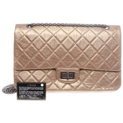 Chanel Metallic 2.55 Reissue 226 Ruthenium Hardware Shoulder Bag