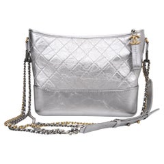Chanel Metallic Gabrielle aus gealtertem Kalbsleder