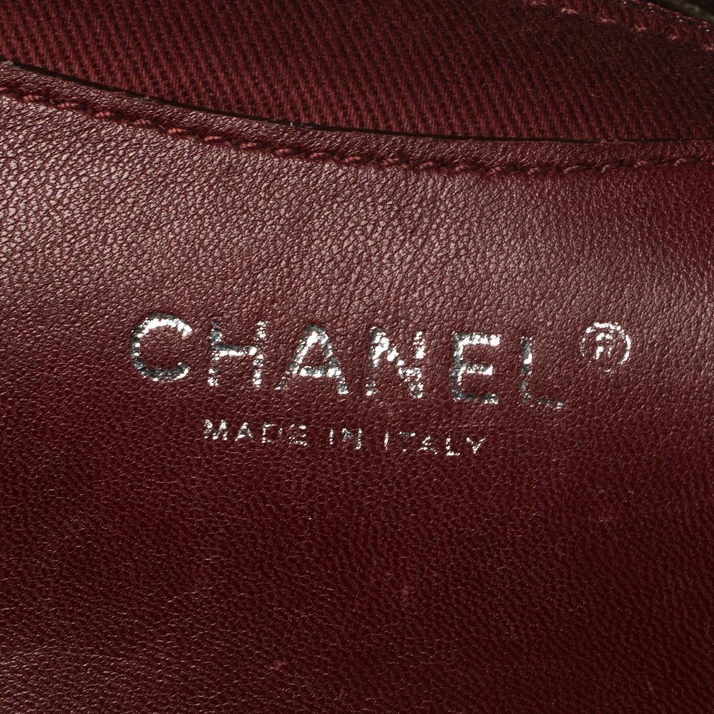 Chanel Metallic Beige Medium Just Mademoiselle Bowler Bag 5