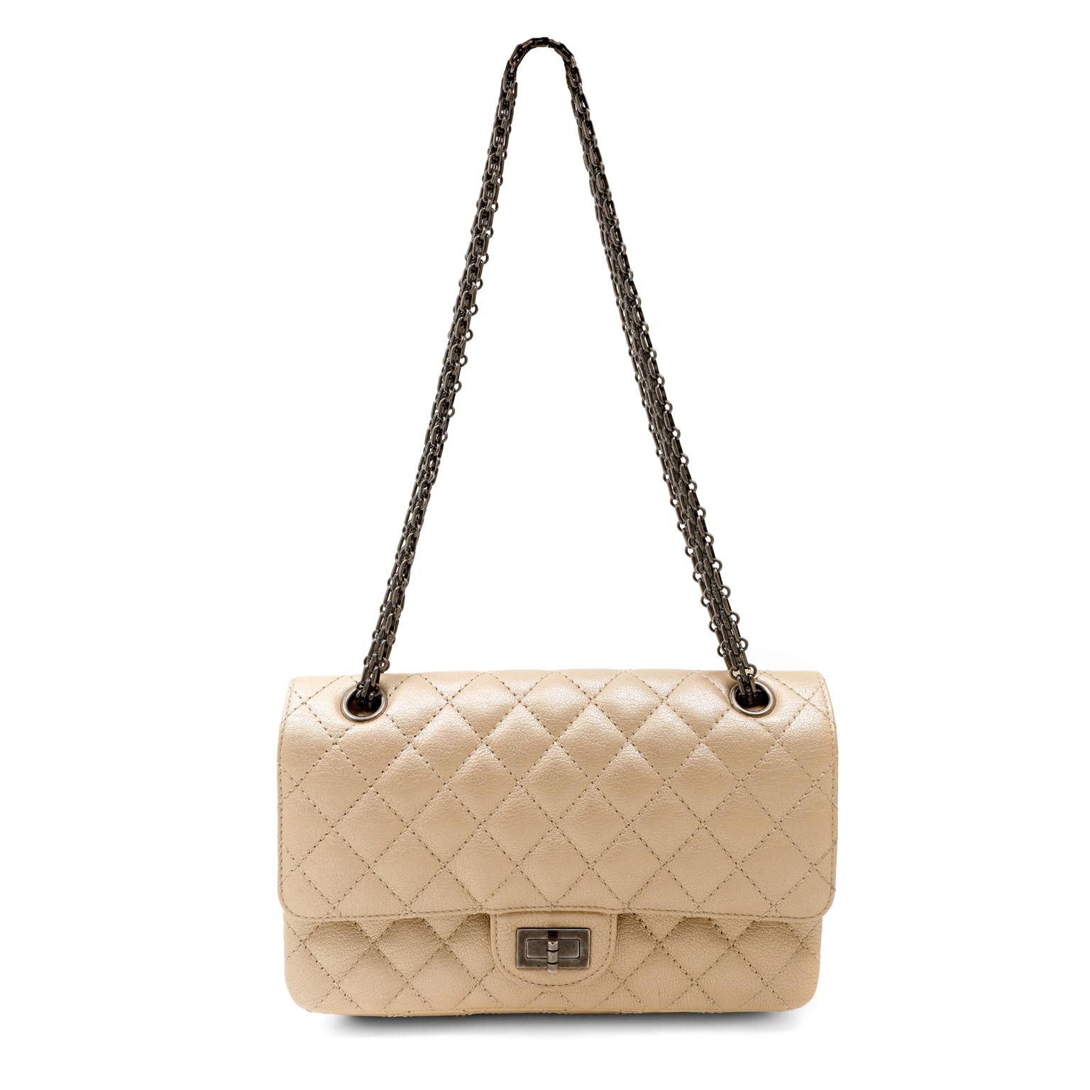 apricot chanel bag