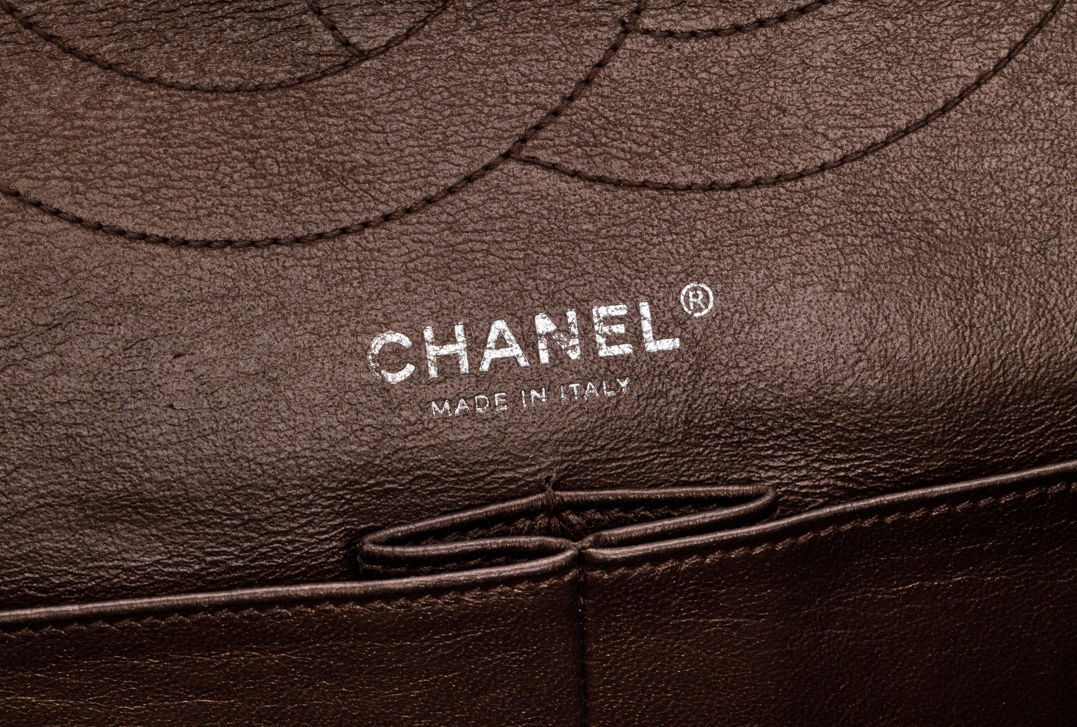 Chanel Metallic Bronze Jumbo Reissue Bag 3