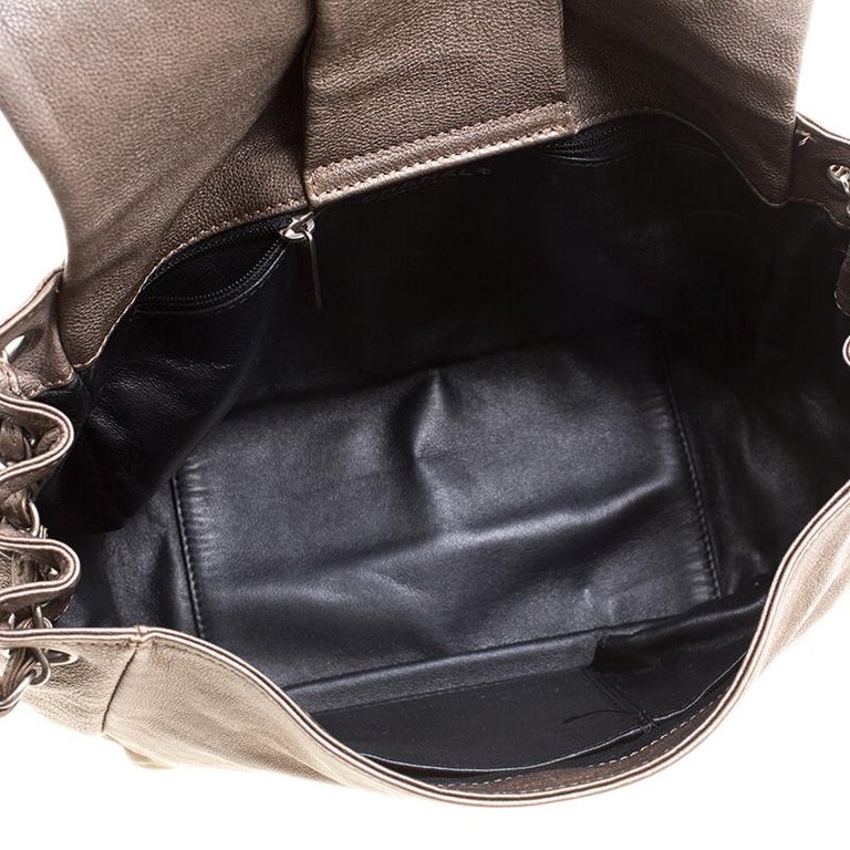 Chanel Luxe Ligne Flap Bag - Metallic Handle Bags, Handbags - CHA11428