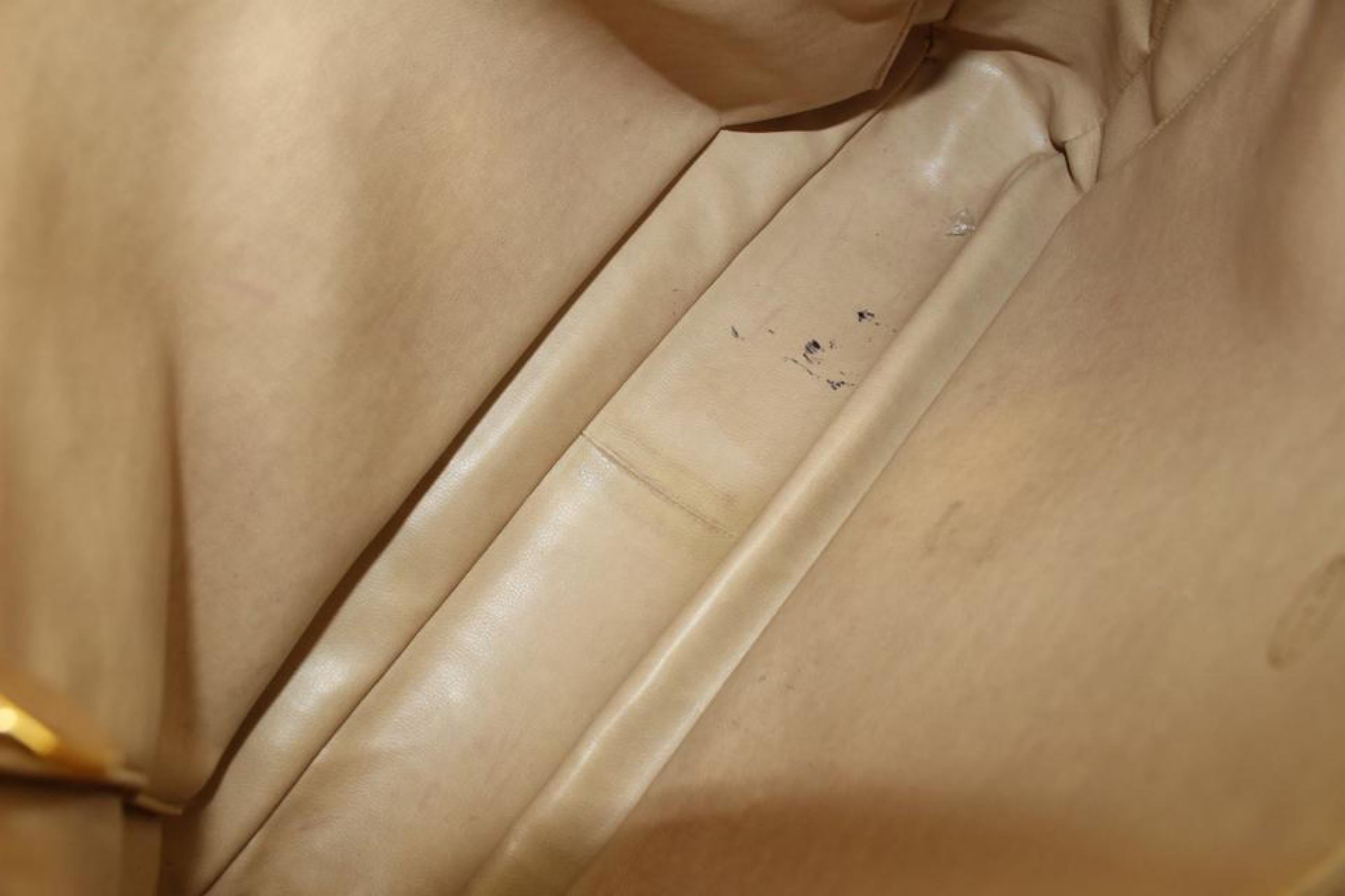 Chanel Metallic Bronze Quilted Lambskin Ball Charm Zip Shoulder Bag 11ca712s For Sale 5