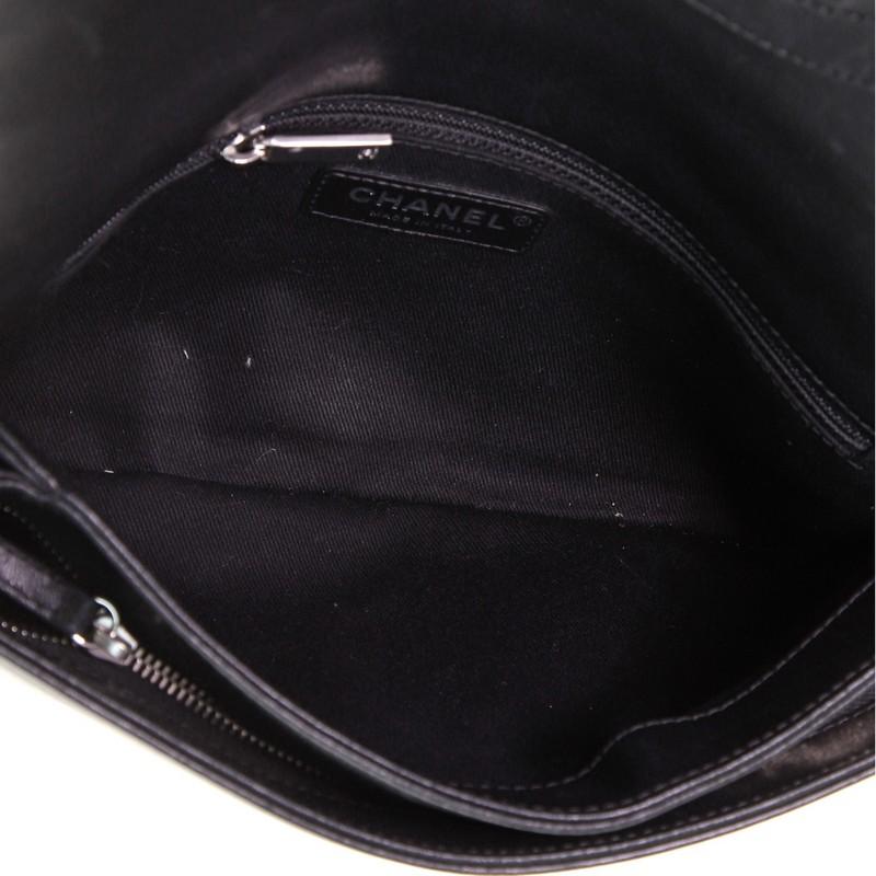 Chanel Metallic Bubble Flap Bag Quilted Lambskin Medium 2