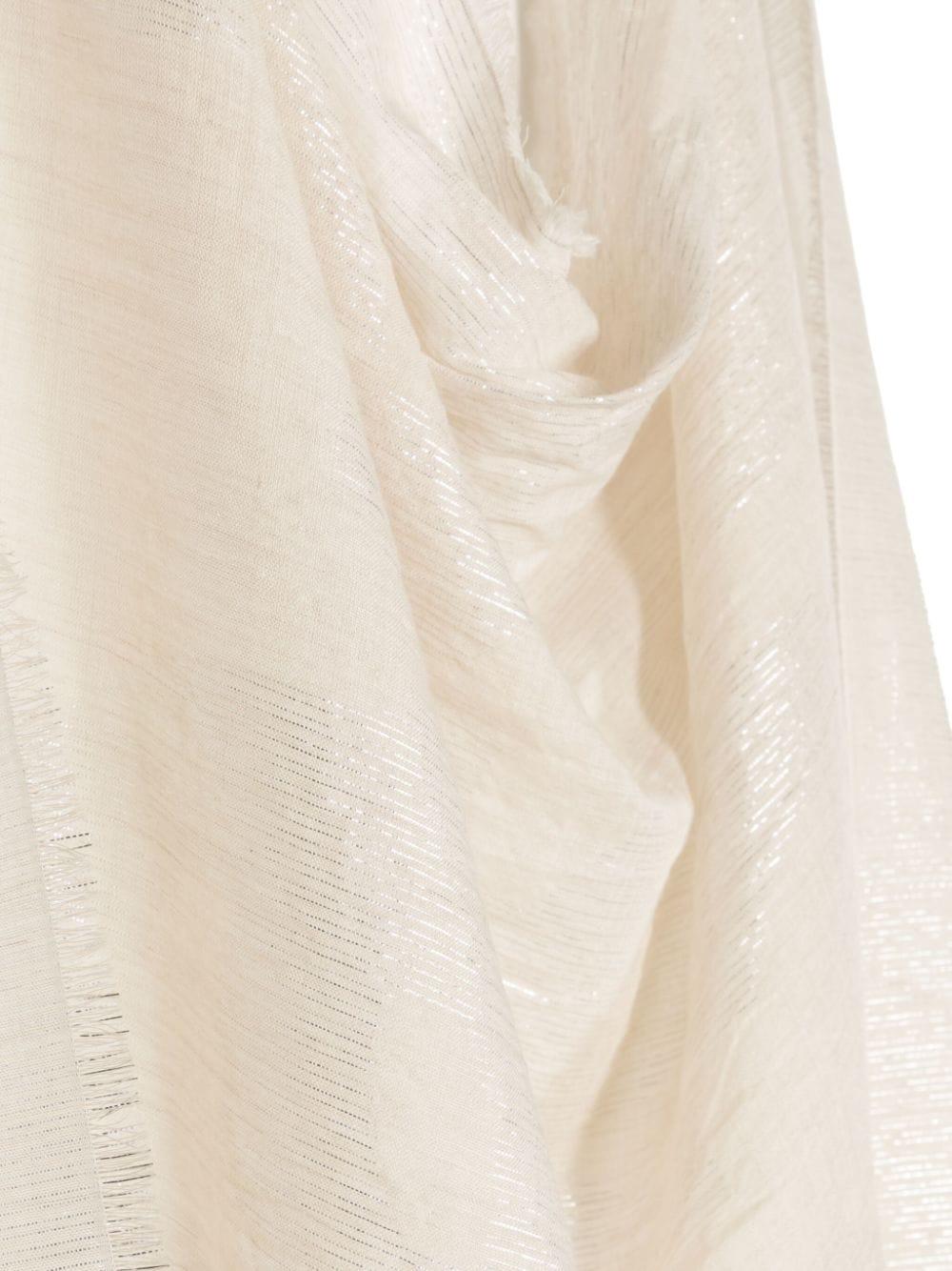 Chanel Metallic CC Logo Scarf In Excellent Condition In London, GB