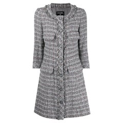 Chanel Metallic Chain Trim Collectors Coat