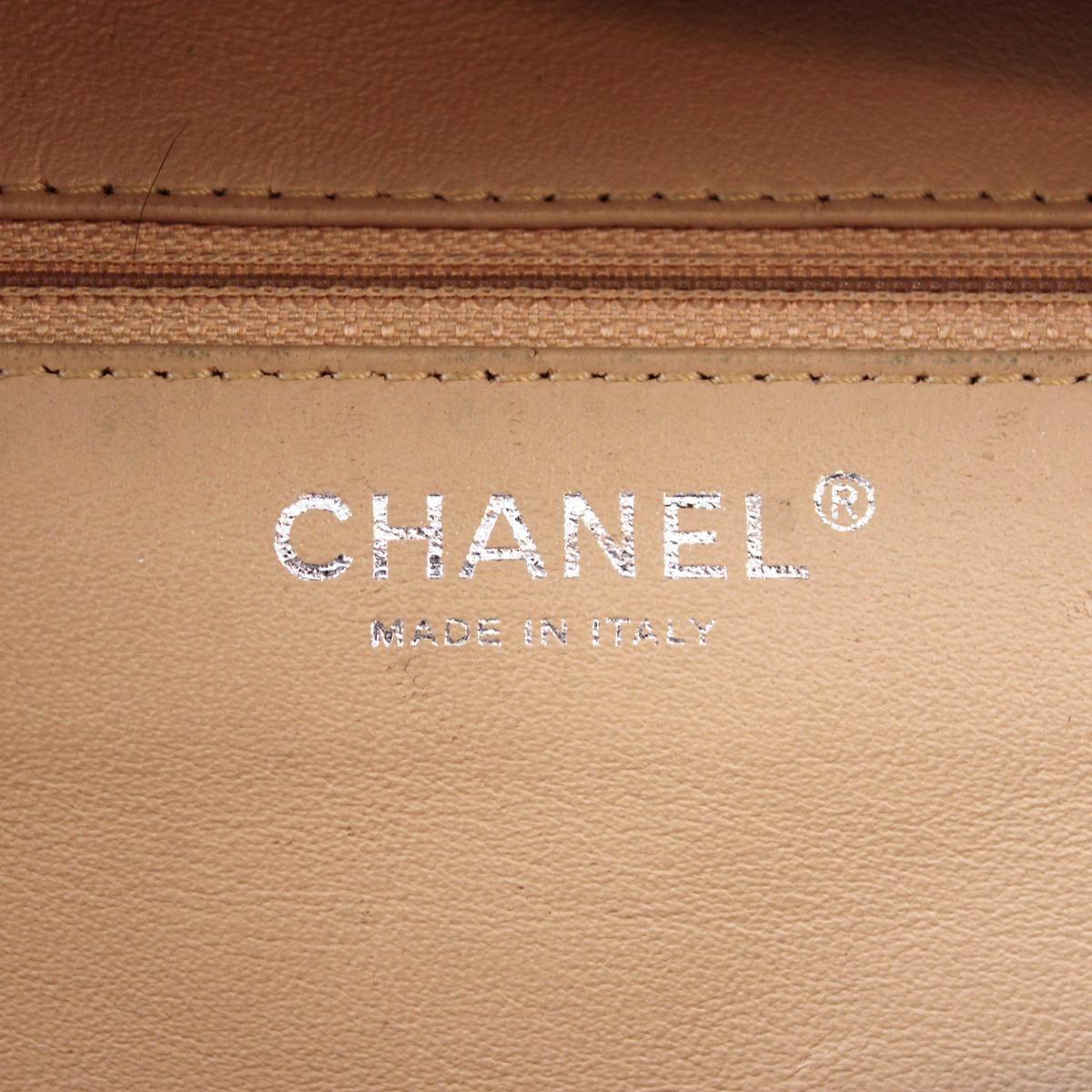Chanel Metallic Deerskin Brown Tote Bag 4