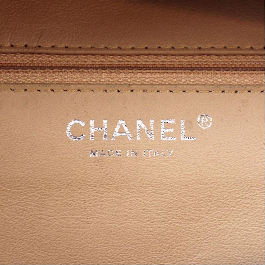 Chanel Metallic Deerskin Brown Tote Bag 3