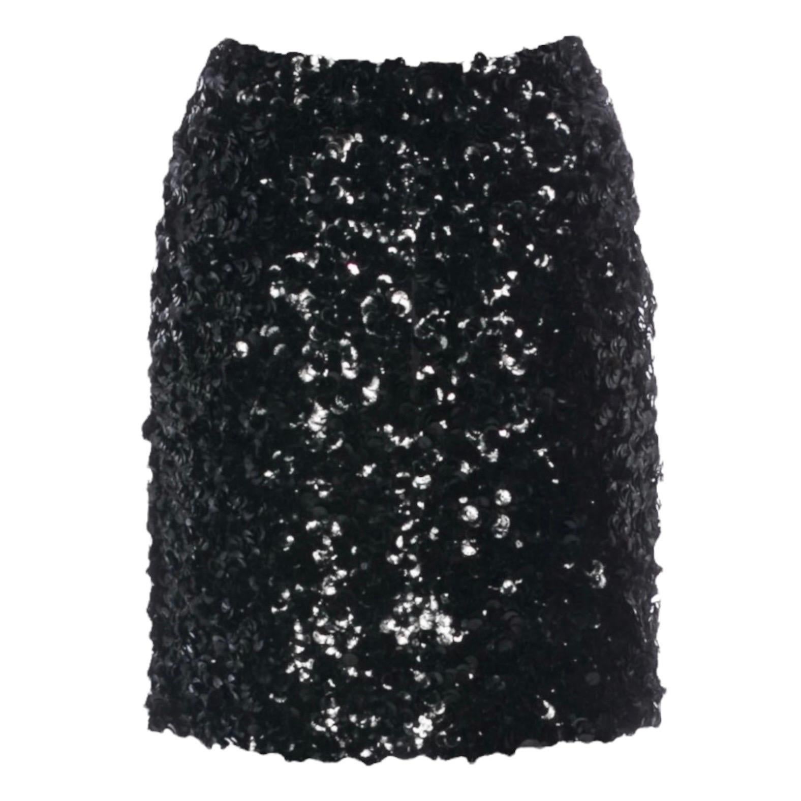 UNWORN Chanel Metallic Fantasy Tweed Sequin Trim Jacket Blazer Skirt Suit 38-40 For Sale 7