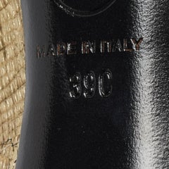 Chanel Metallic Gold Lizard Embossed Interlocking CC Logo Boots Size 39