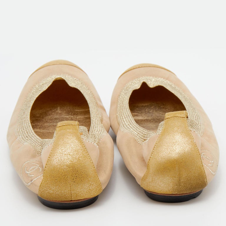 13F1 Chanel Ballerina Ballet Shoes Cocomark 34C Size Women 4.5US,  in  2023