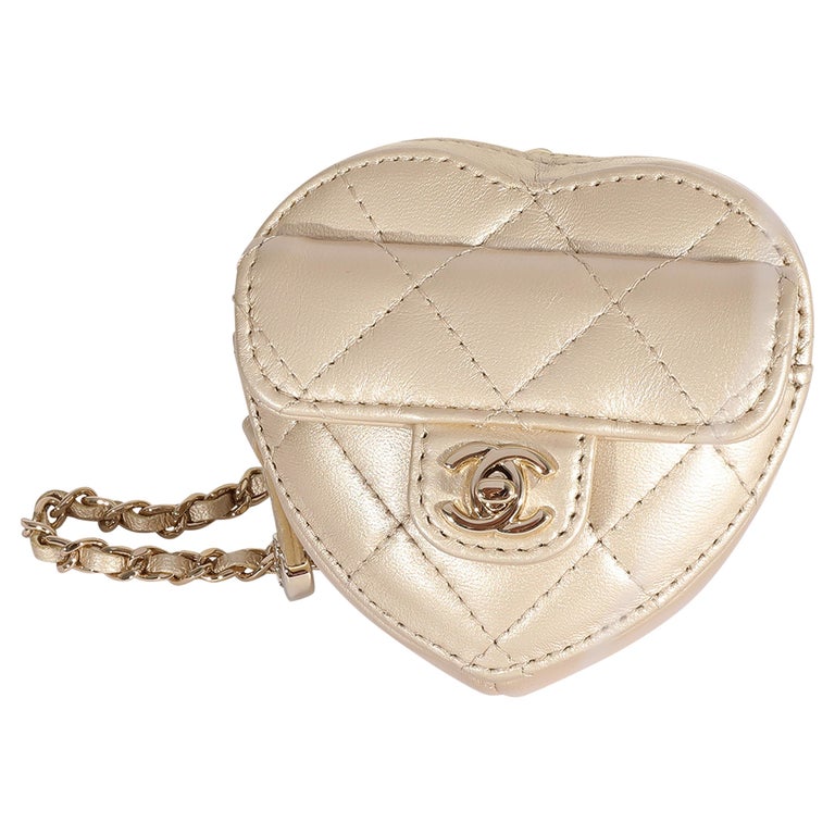 Vintage Chanel Clutch Flap Bag with Handle Gold Metallic Lambskin Gold –  Madison Avenue Couture