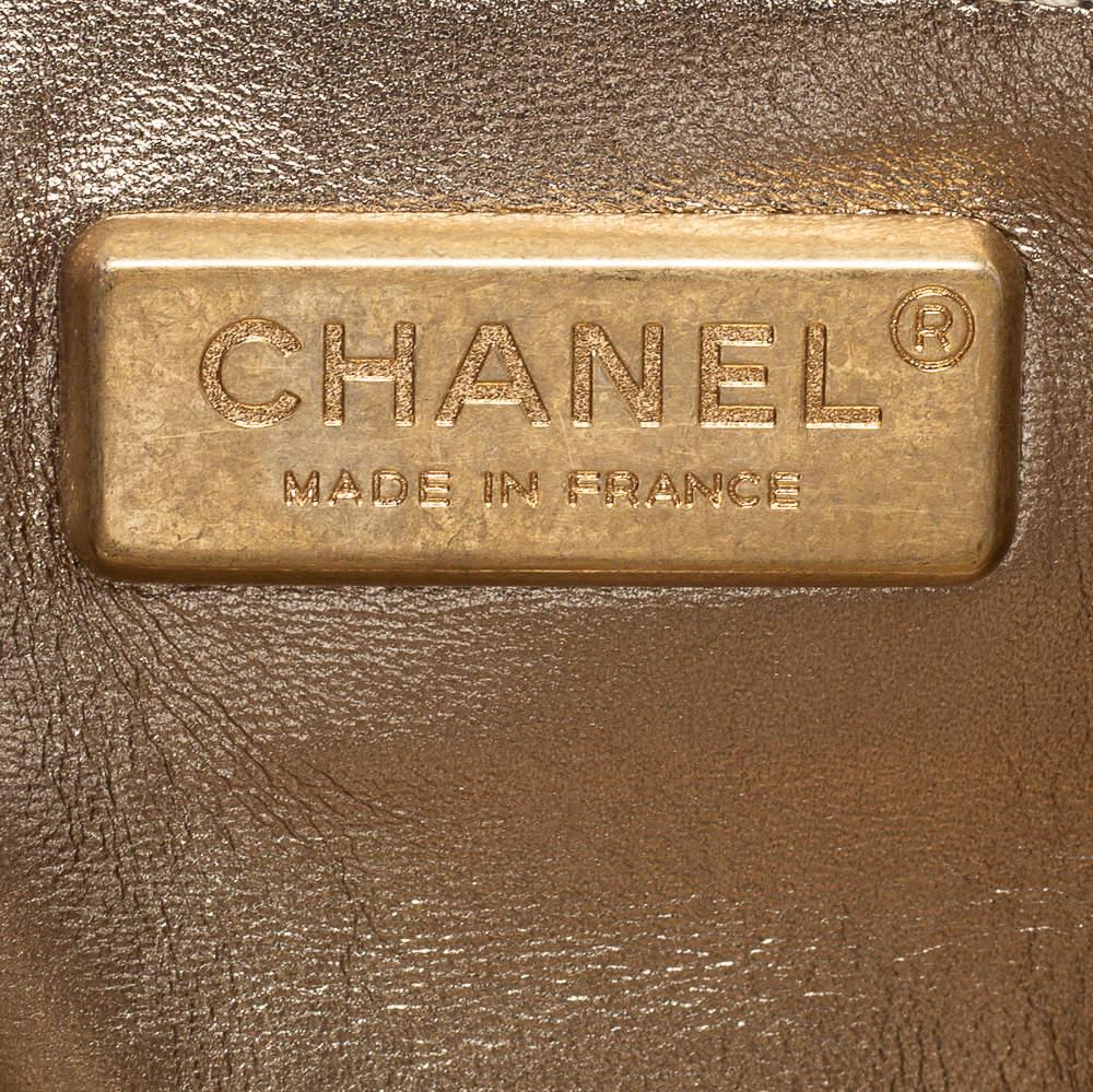 Chanel Metallic Green Croc Embossed Leather Reissue 2.55 East West Chain Clutch 6