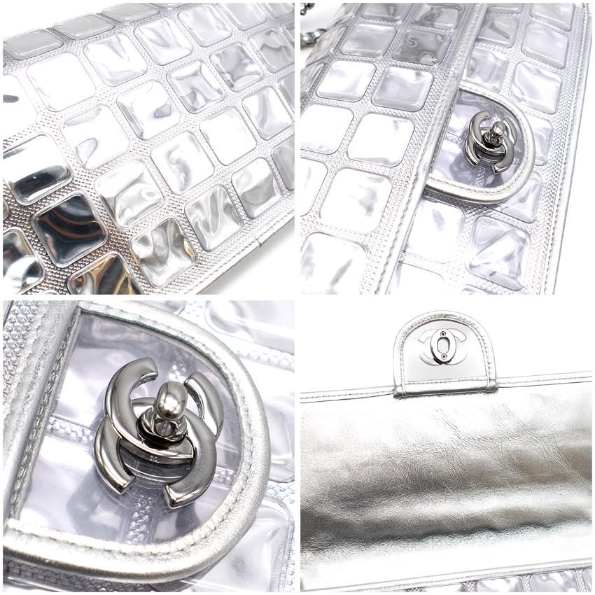 Chanel Metallic Ice Cube Limited Edition Flap Bag	 4