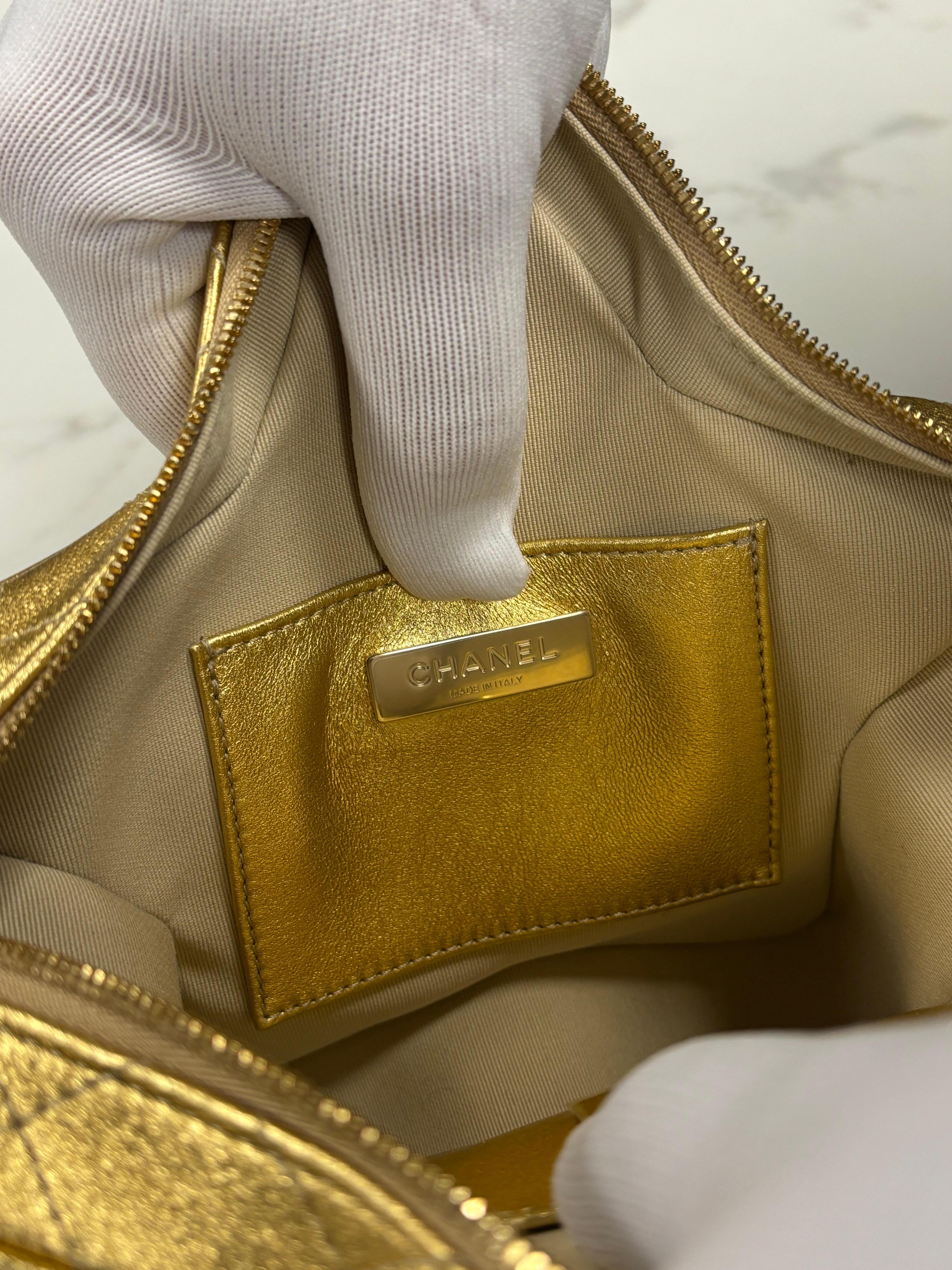 Chanel Metallic Lambskin & Gold-tone Metal Star Handbag 1