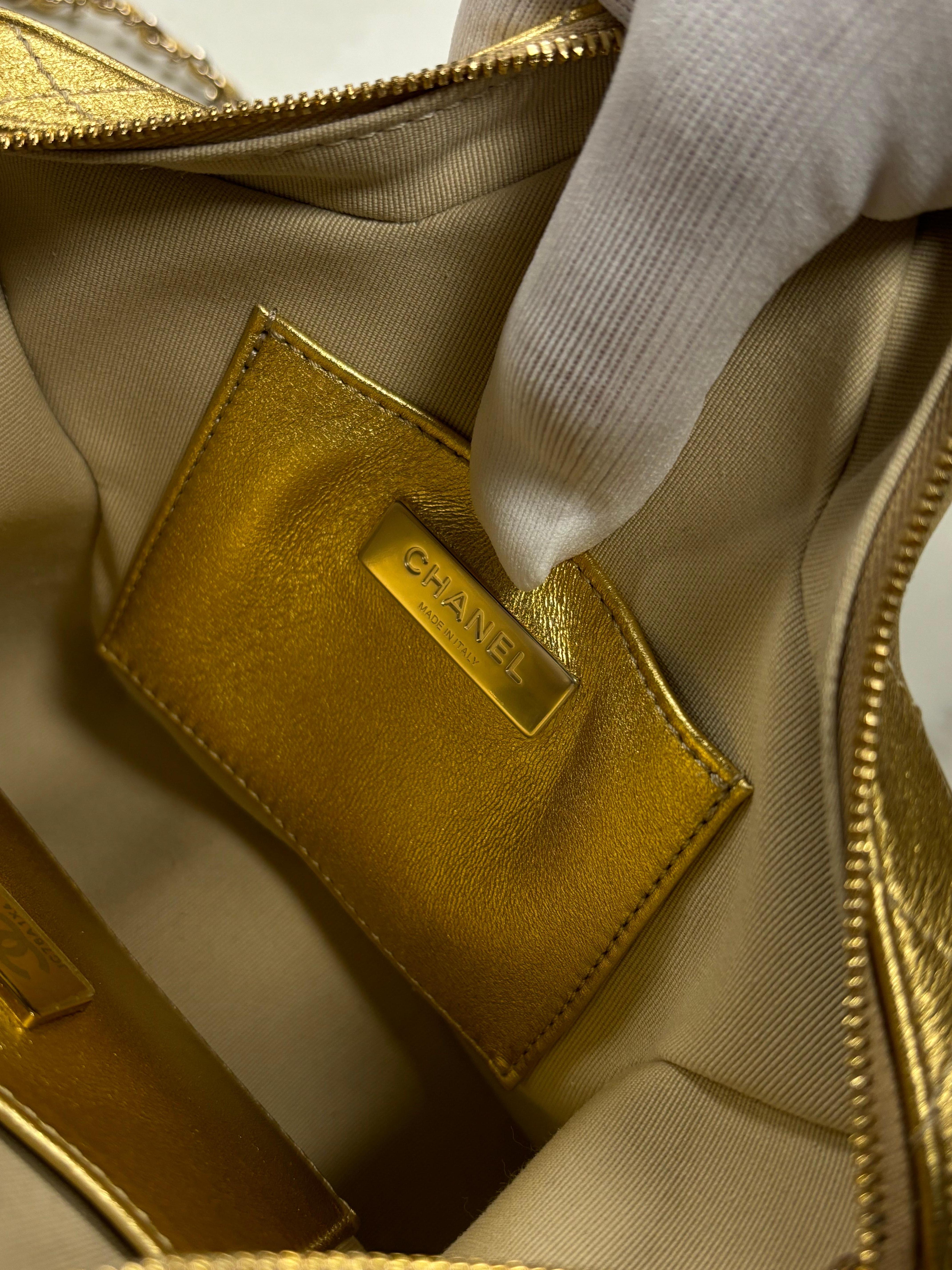 Chanel Metallic Lambskin & Gold-tone Metal Star Handbag 2