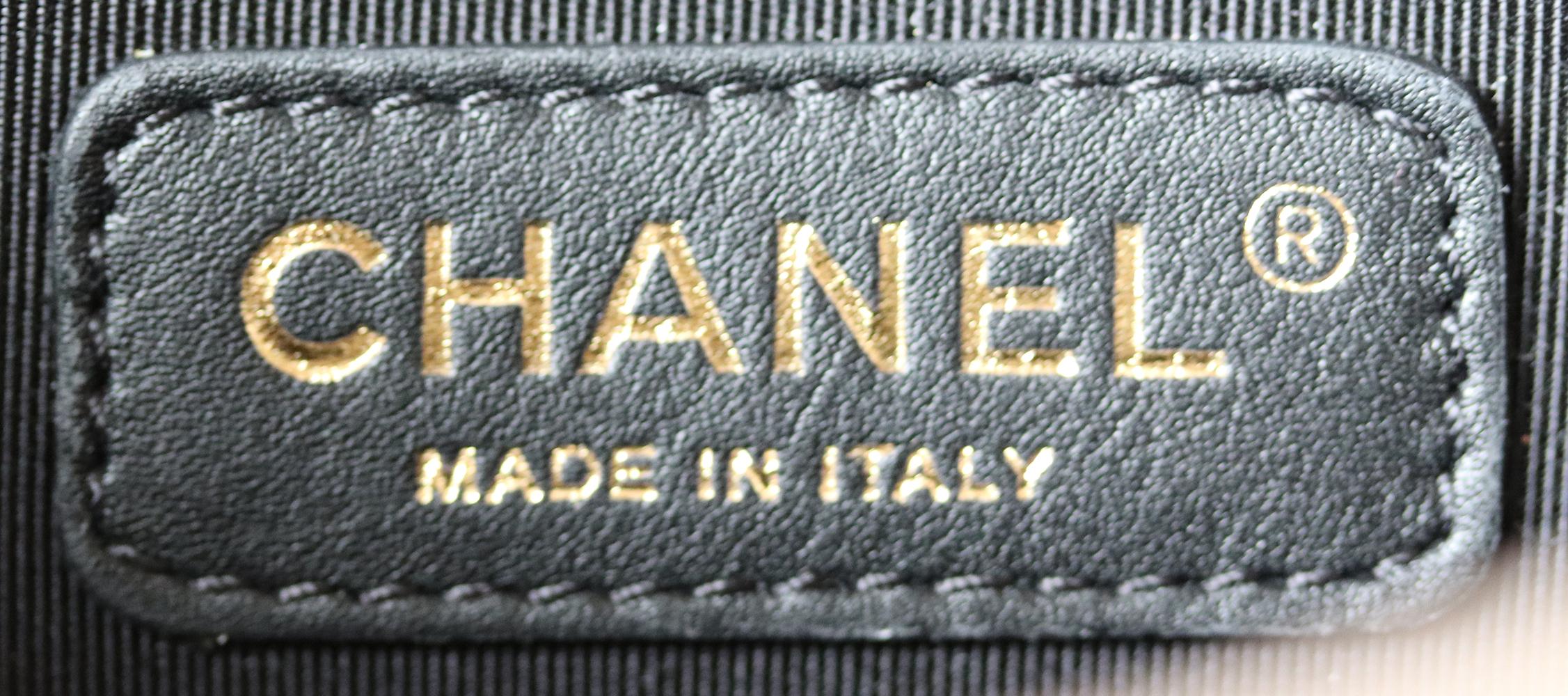 Chanel Metallic Lambskin Small Boy Crossbody Bag  2