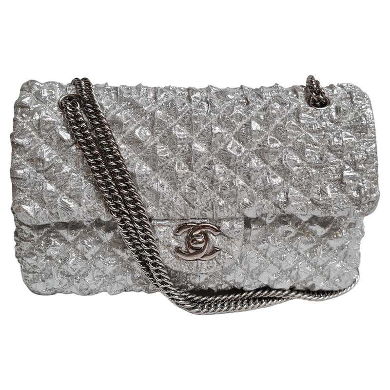 1990s Chanel Lambskin Quilted Mini Top Handle Bag For Sale at 1stDibs