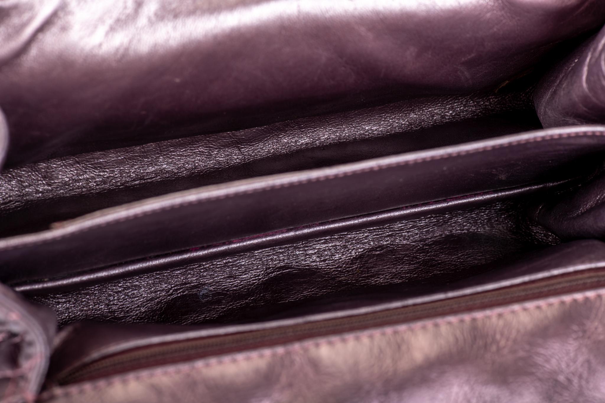 Women's Chanel Metallic Lavender Reissue Flap Bag For Sale