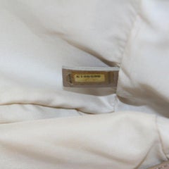 Chanel Metallic Line Shopper 870385 Beige Canvas Tote