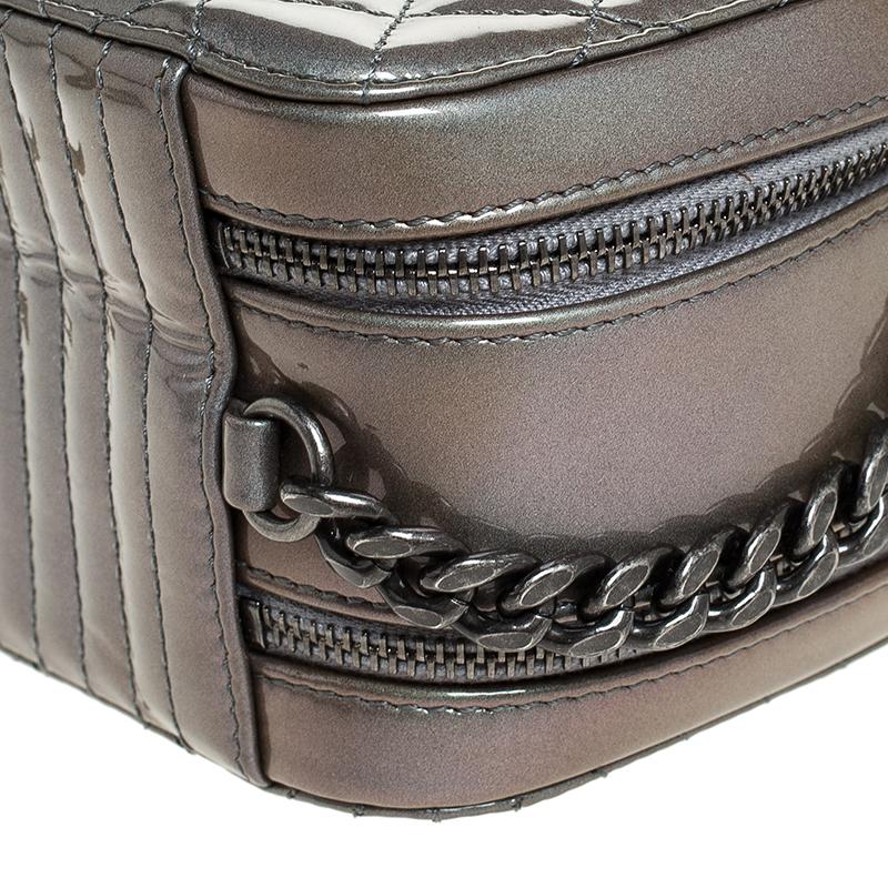 Women's Chanel Metallic  Ombre Patent Leather Small Coco Boy Camera Case Shoulder Bag