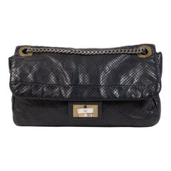Chanel Metallic Perforated Leather Flap Bag