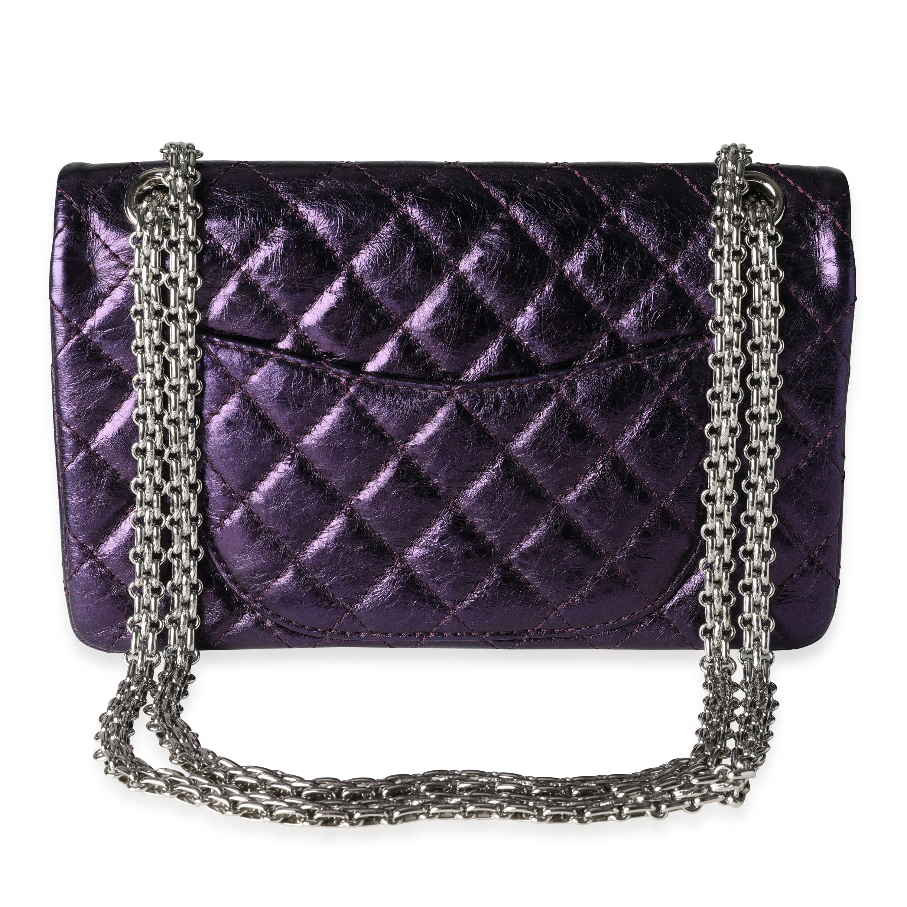 chanel reissue purple