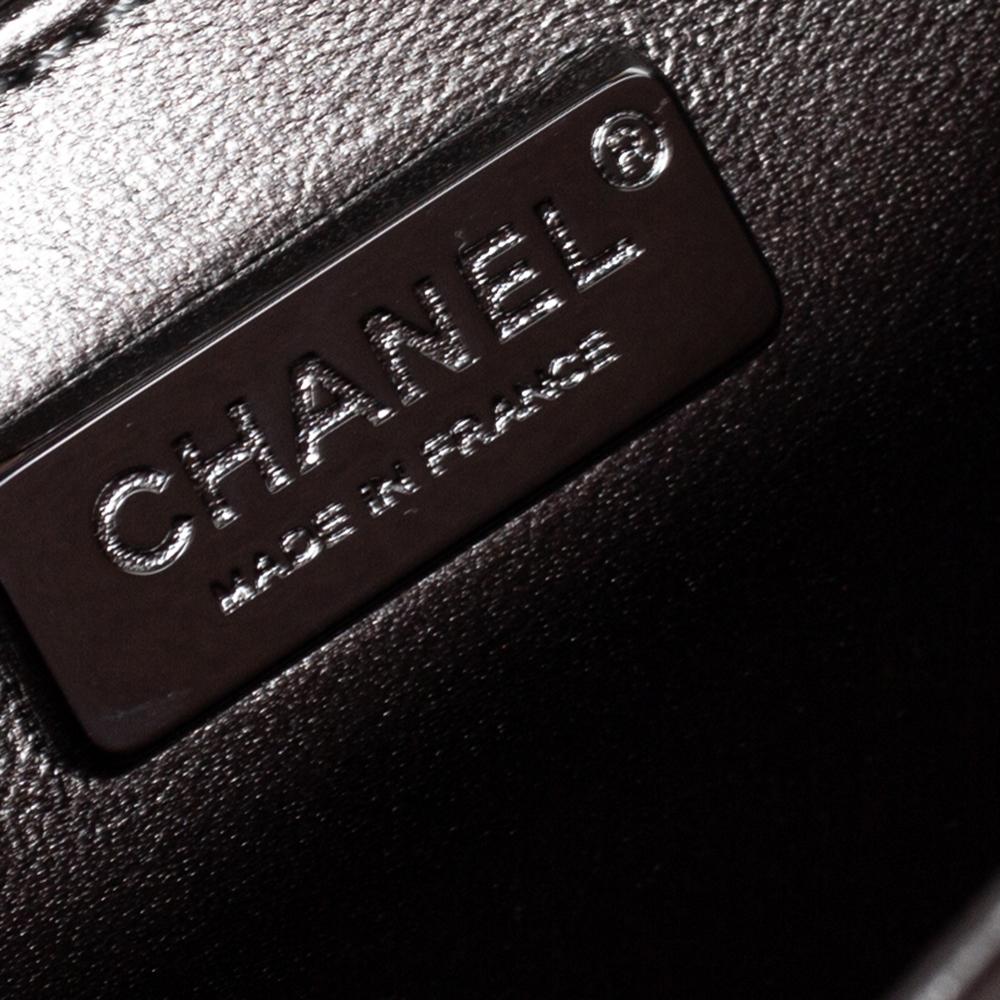 Chanel Metallic Python and Leather Medium Embellished Boy Flap Bag 1