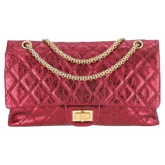 Borsa Chanel Metallic Quilted Calfskin 2.55 Reissue 227 Flap