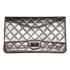 Chanel Metallic Quilted Calfskin 2.55 Reissue Double Flap Bag