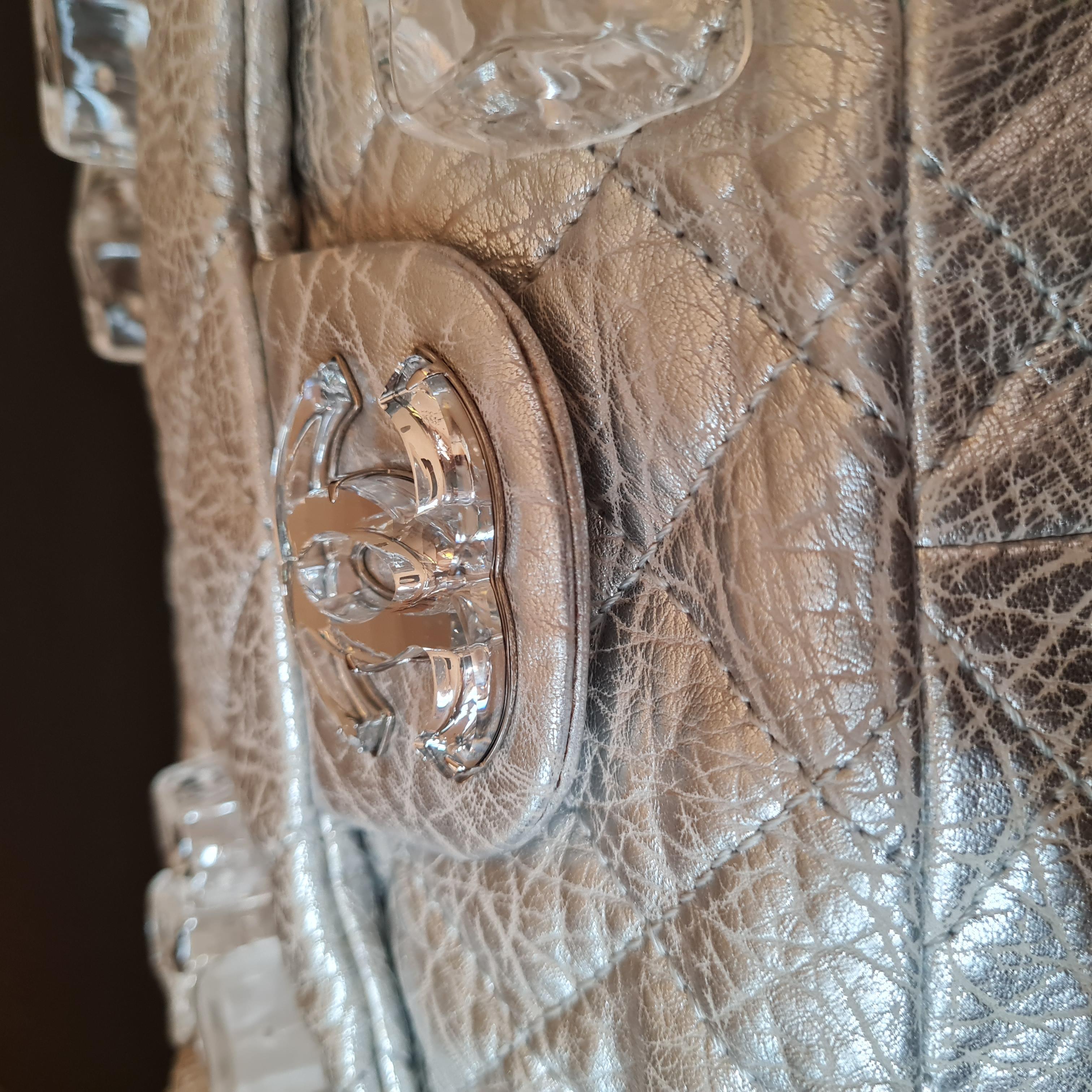 Chanel Metallic Quilted Ice Cube On The Rocks Flap Bag 2