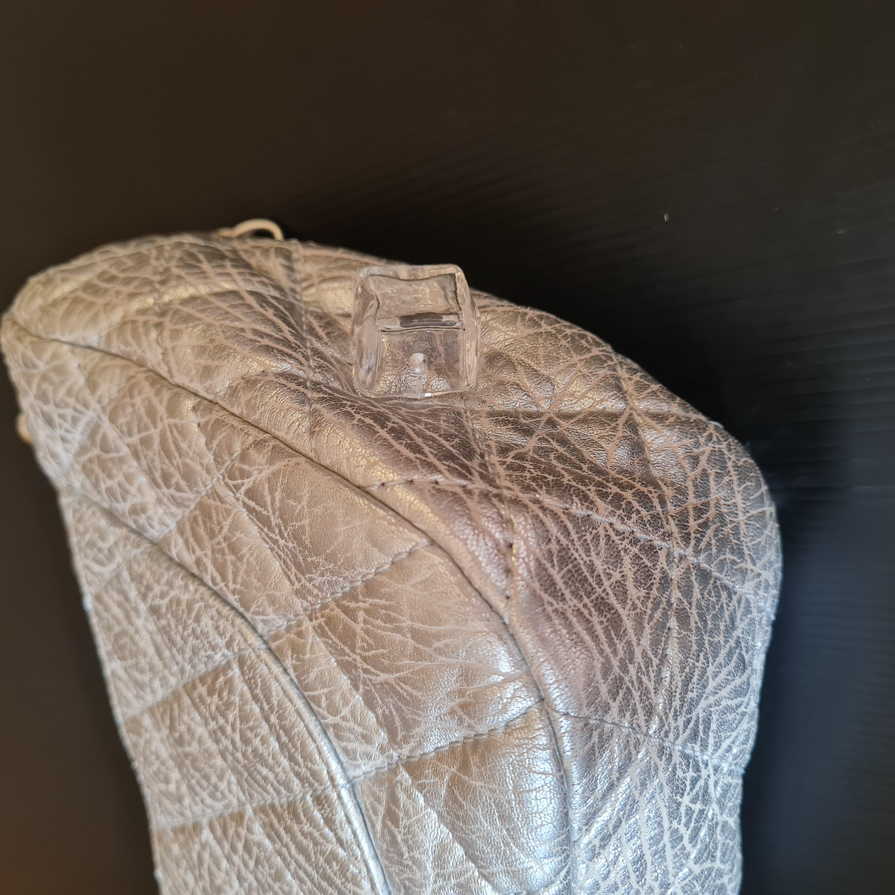 Chanel Metallic Quilted Ice Cube On The Rocks Flap Bag 5