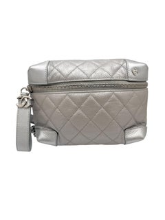 Chanel Metallic Silver Quilted Bum Bag Belt Bag – Spring/Summer 2017