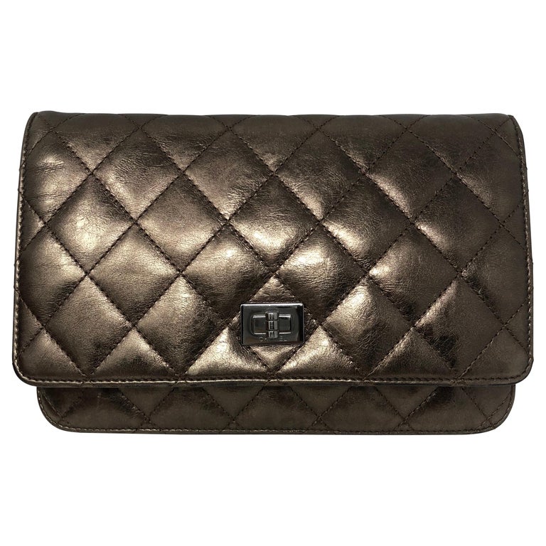 Chanel Reissue Woc - For Sale on 1stDibs  chanel 2.55 woc, chanel wallet  on chain, chanel reissue woc so black