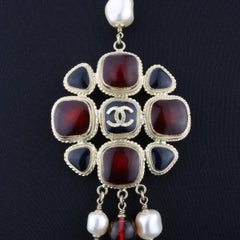 CHANEL Métier d’Arts Paris-Byzance Collection Pearl Gold Long Necklace 2011