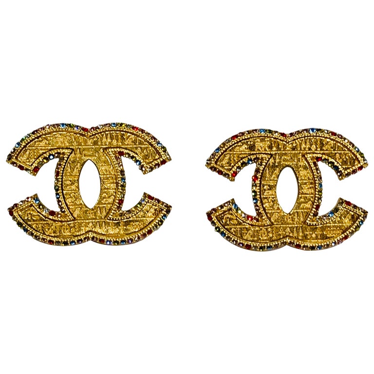 Chanel Metiers d'Art 2019 CC Earrings at 1stDibs