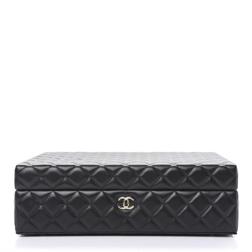 Chanel Metiers D'Art 2020 Nero Trapuntato 4 Mini Borse Scatola da Collezione In condizioni ottime in vendita a London, GB